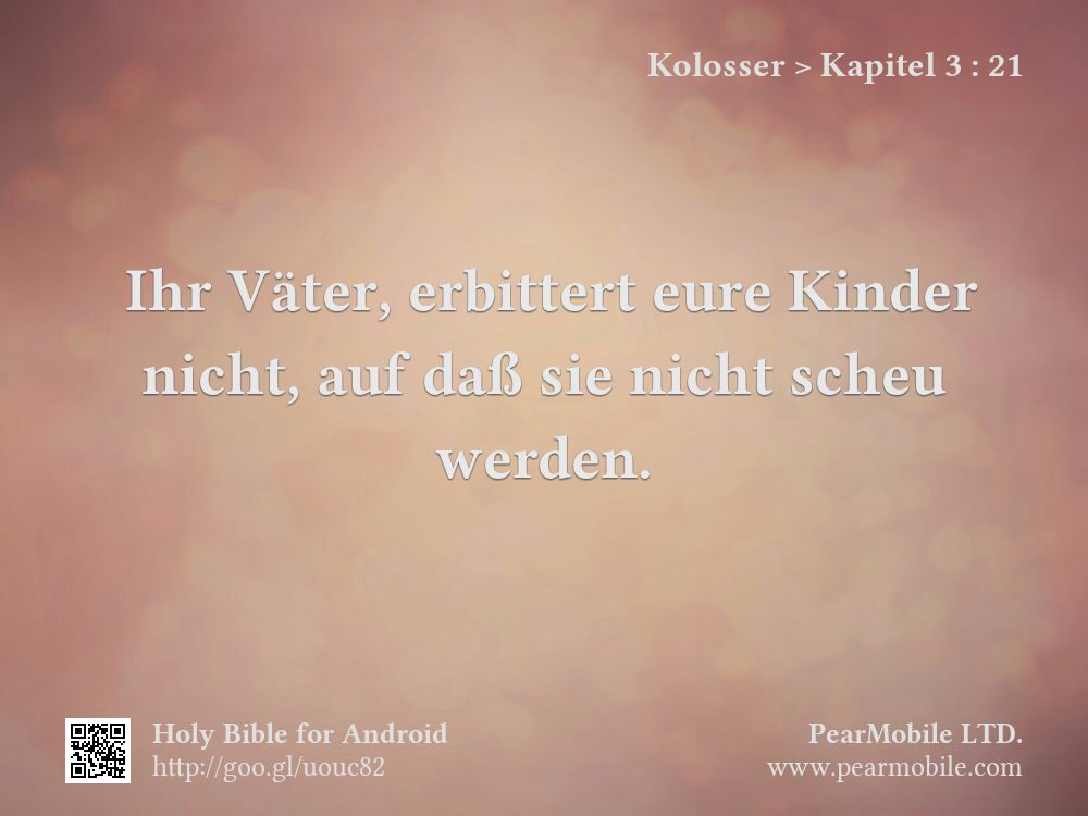 Kolosser, Kapitel 3:21